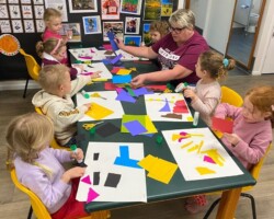 Crafting vibrant Matisse-style collages with paper and imagination Cutting Out Shapes