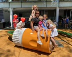 Art meets play on Tony Albert’s sculpture